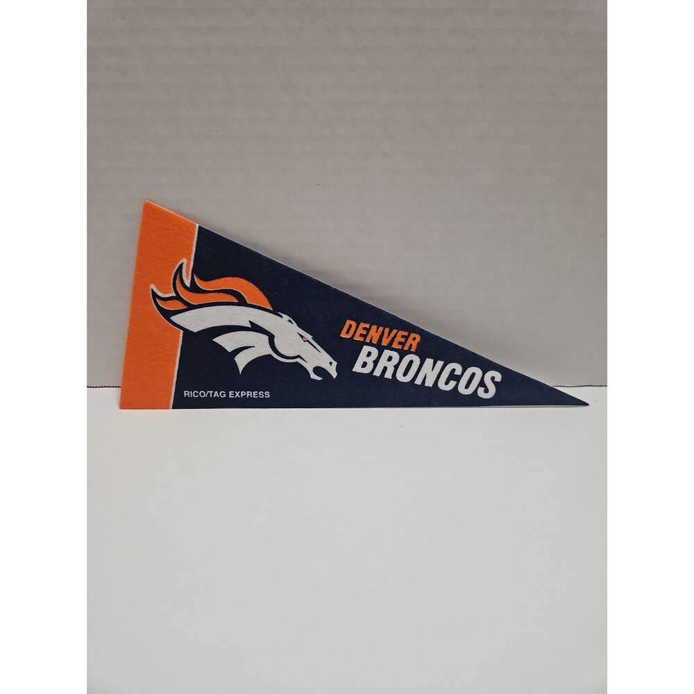 Denver Broncos NFL mini felt flag